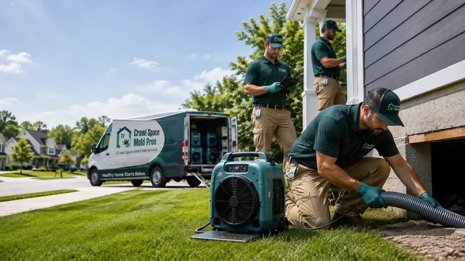 Crawl Space Mold Removal in Churchton, MD